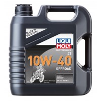 LIQUI MOLY НС-синтетическое моторное масло для 4-тактных мотоциклов Motorbike 4T Offroad 10W-40 4л 3056