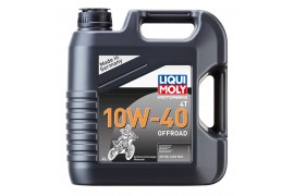 LIQUI MOLY НС-синтетическое моторное масло для 4-тактных мотоциклов Motorbike 4T Offroad 10W-40 4л 3056