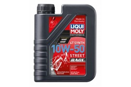 Синтетическое моторное масло для 4-тактных мотоциклов Motorbike 4T Synth Street Race 10W-50 1л